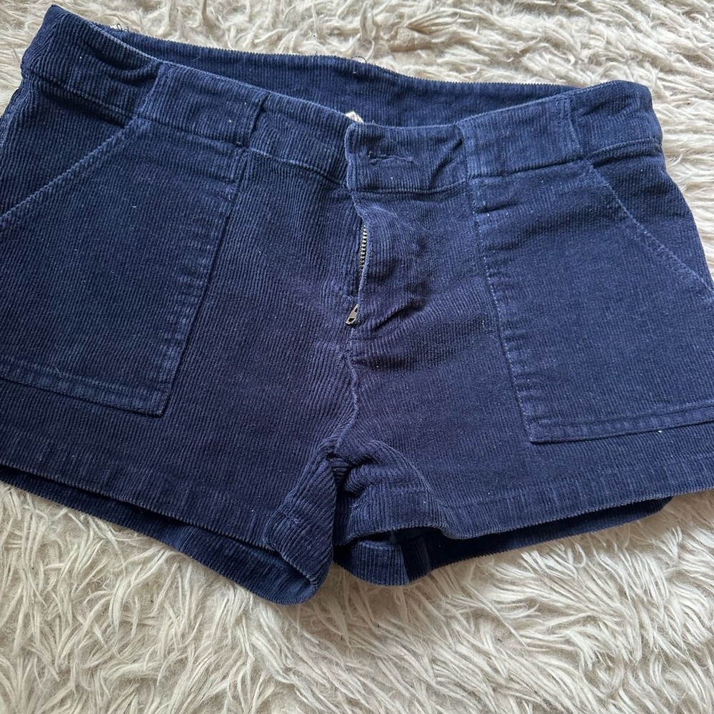 Quiksilver Blue Corduroy Shorts